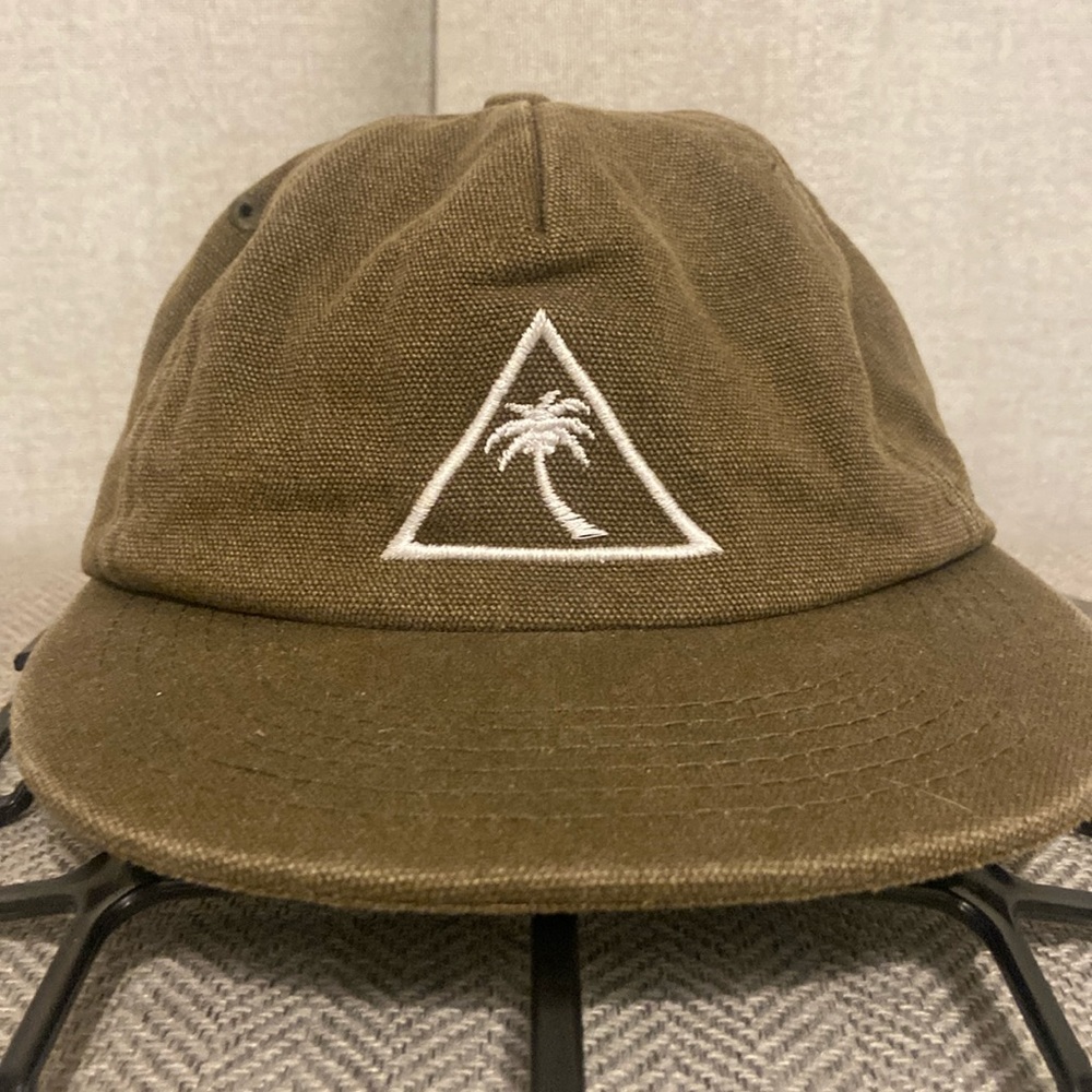 Palm Tree Logo Olive Green Hat